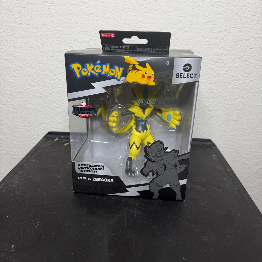 Pokemon Zeraora Trainer Team Series Select Action Figure Series 8 Jazwares New